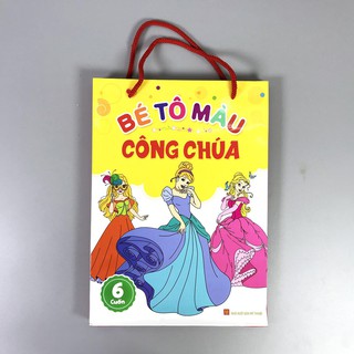 Sách-Túi Bé Tô Màu Công Chúa ( 6 Cuốn )