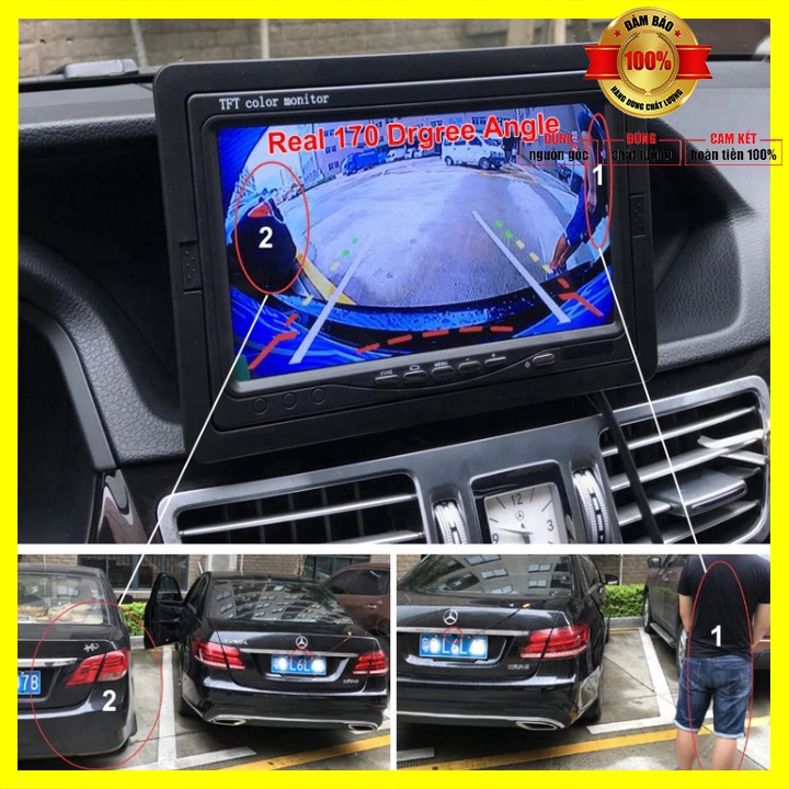 Camera lùi ô tô AHD độ nét cao dành cho màn hình ô tô, xe hơi TJ-HS-XG-GJ chống nước IP68