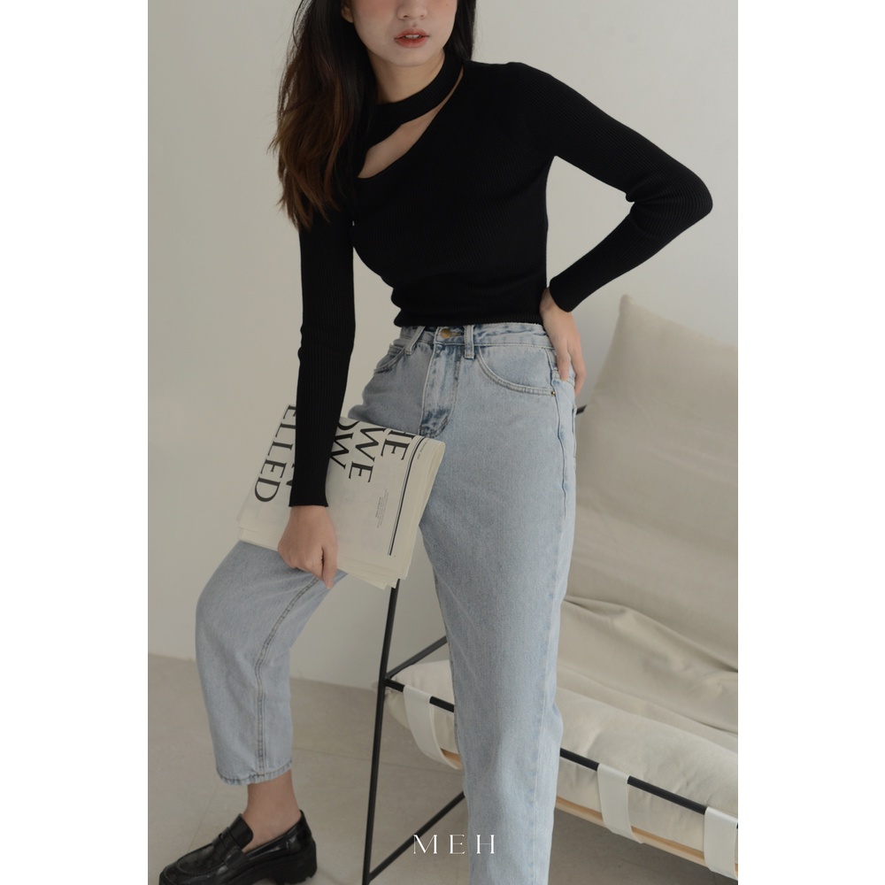 ÁO DỆT KIM CỔ CUT OUT SANG CHẢNH HOT HIT 2021 | BigBuy360 - bigbuy360.vn