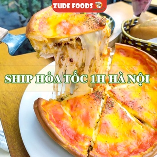 Bánh pizza chicago size 16cm vị bò ngô, hải sản x3 phô mai 400g - ship hỏa tốc 1h hn