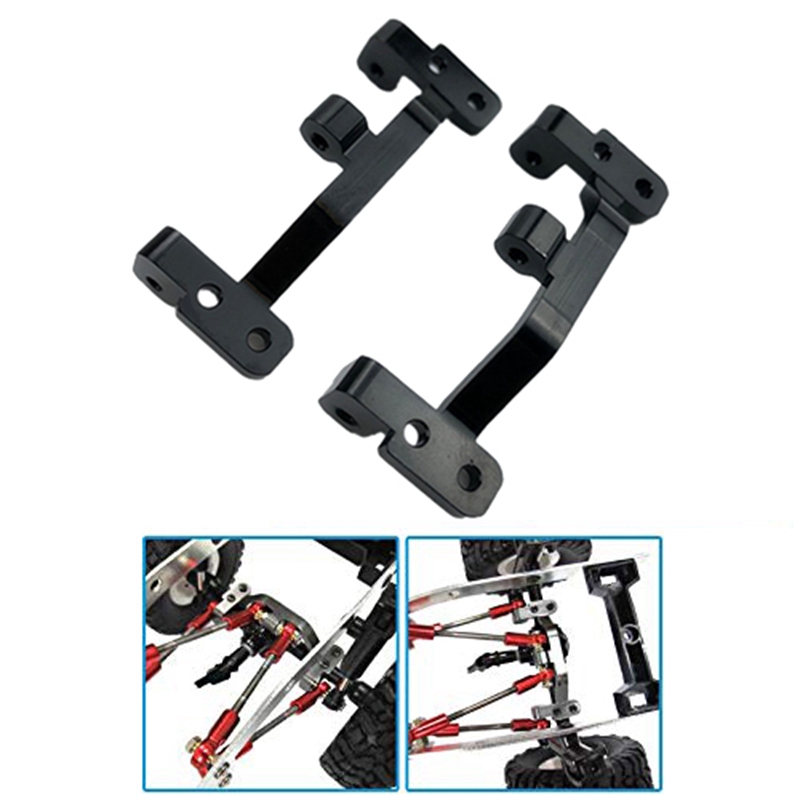 Cặp thay kéo kim loại màu đen gắn dưới đế yên xe hơi WPL C24 C14 1/16 RC