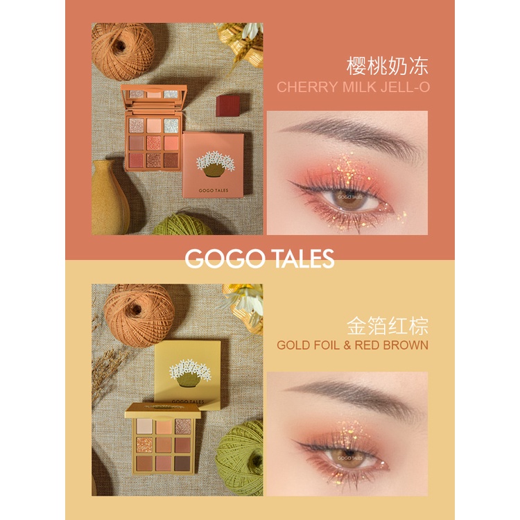 Bảng Phấn Mắt gogotales Màu Sắc Long Lanh Chống Nước Dành Cho Người Mới Bắt Đầu
