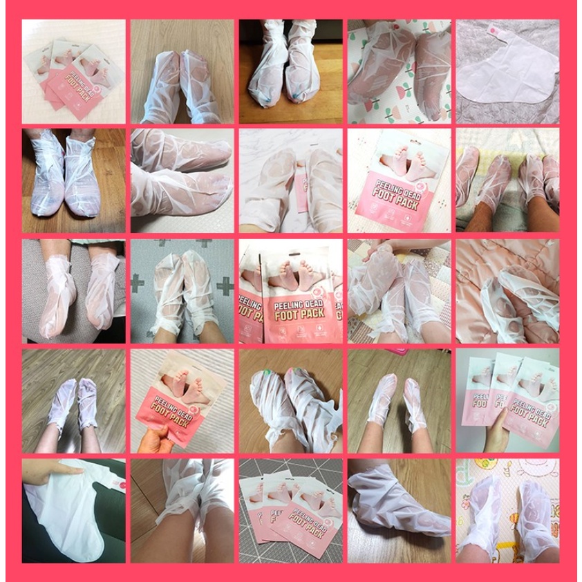 Set 3 miếng miếng mặt nạ ủ tẩy da chết bàn chân Me Factory