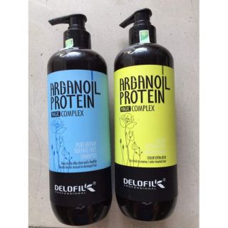 CẶP DẦU GỘI XẢ PHỤC HỒI DƯỠNG ẨM CHUYÊN SÂU DELOFIL 500ML X 2