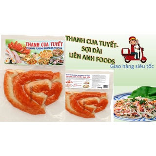 Surimi thanh cua tuyết sợi dài / ngắn LIÊN ANH FOODS 200G
