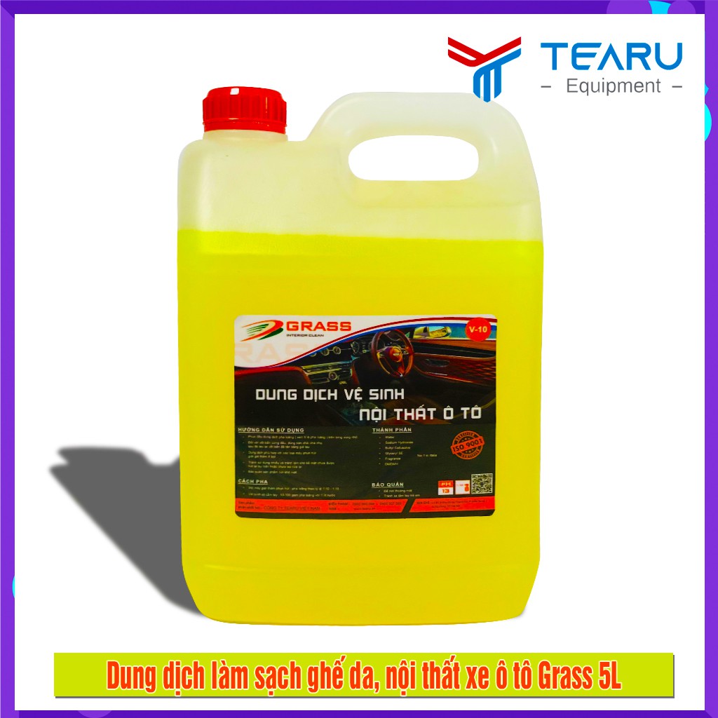 Hóa chất vệ sinh nội thất ô tô siêu sạch Grass 5L