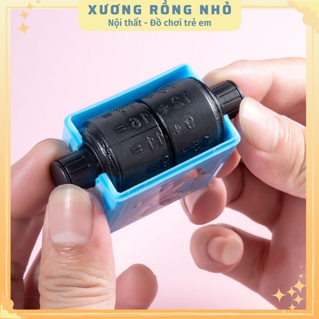 Con lăn toán học, máy tạo, máy in phép tính cộng trừ nhân chia ngẫu nhiên thông minh dành riêng cho bé