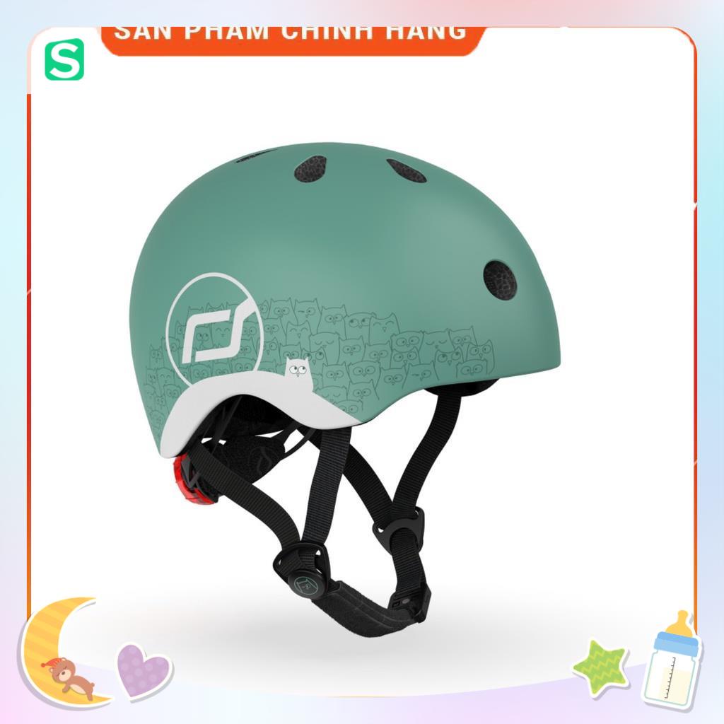 Scoot and Ride cho bé MŨ BẢO HIỂM phản quang siêu nhẹ - Siêu xe Scooter And Ride