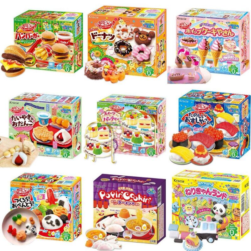 Tổng hợp Popin Cookin Đồ chơi nấu ăn Nhật Bản - Sushi,Donut, Bento,làm kẹo