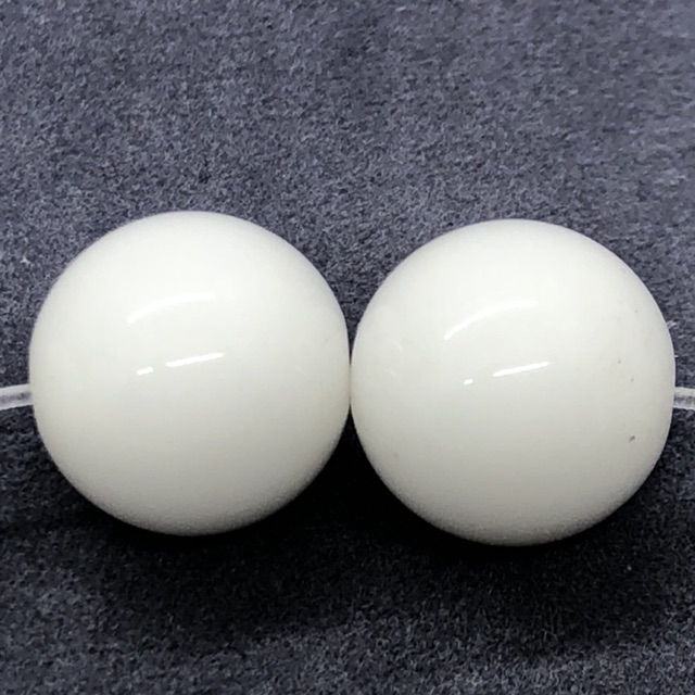 Chuỗi hạt gốm trắng tự nhiên 4-12mm dùng làm phụ kiện DIY