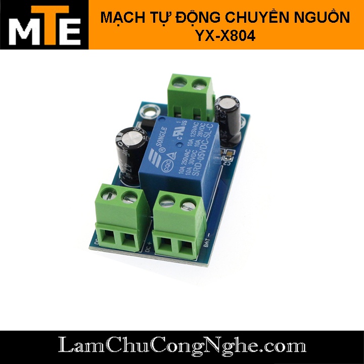 Mạch tự động chuyển nguồn dự phòng 5-48V cho Wifi, camera giám sát,...