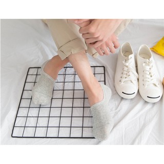 Tất - Vớ lười cổ ngắn trơn màu phong cách Basic free size (Nam Nữ đều mang được).