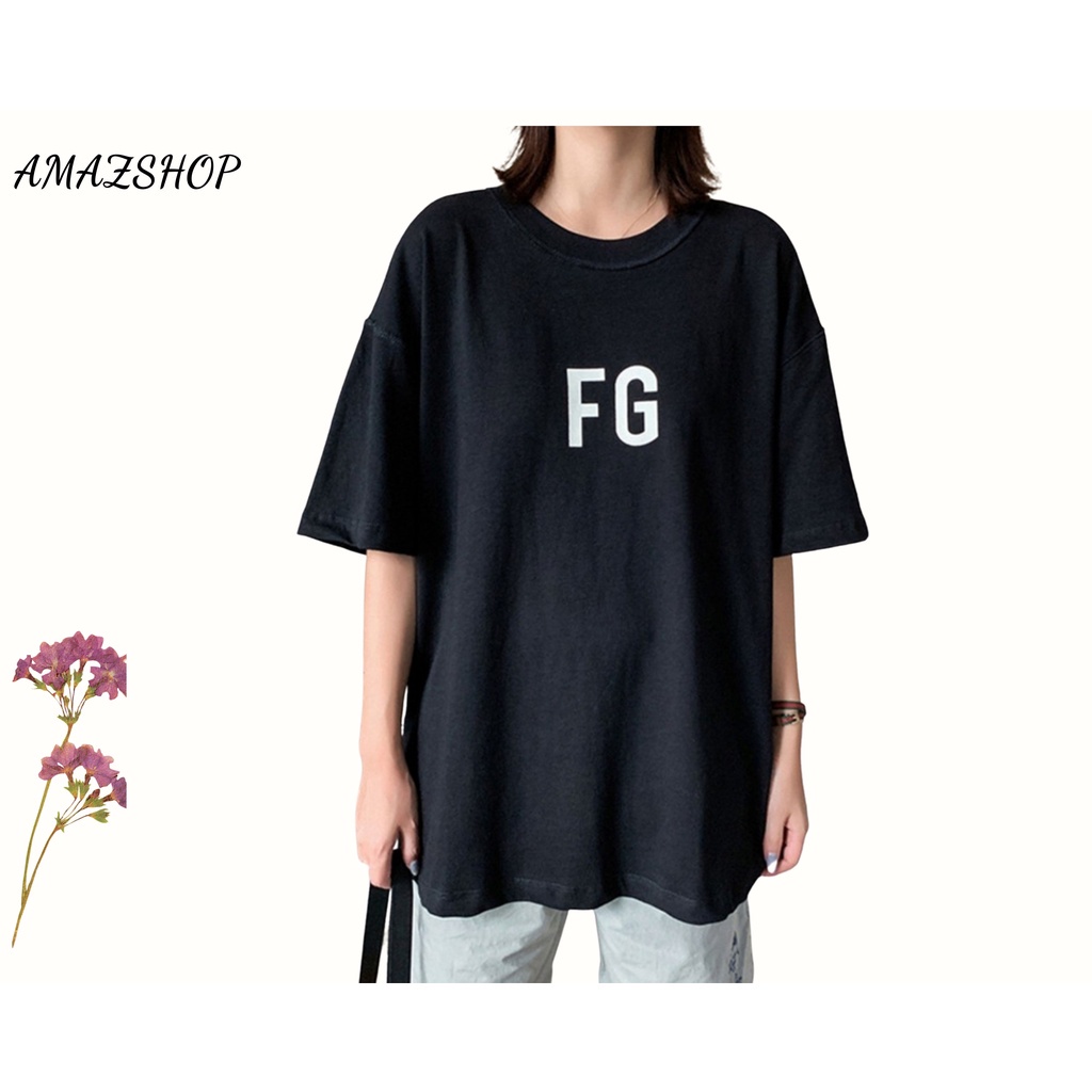 Áo thun nam nữ vải cotton Hiyou, Áo phong nam nữ FG chất vải mềm min phom unisex