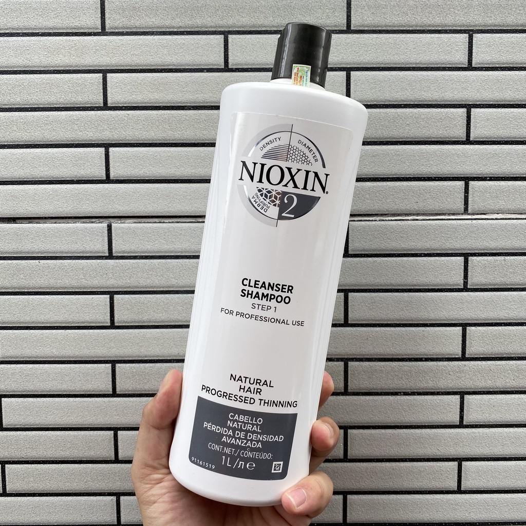 Dầu gội chống rụng tóc Nioxin System 2 Shampoo 1000ml