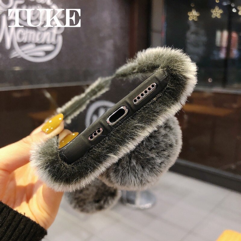 Ốp Điện Thoại Lông Có Dây Đeo Chéo Hình Thỏ Đáng Yêu Cho Iphone 12 Mini 11 Pro Max X Xs Xr 6 6s 7 8 Plus | BigBuy360 - bigbuy360.vn