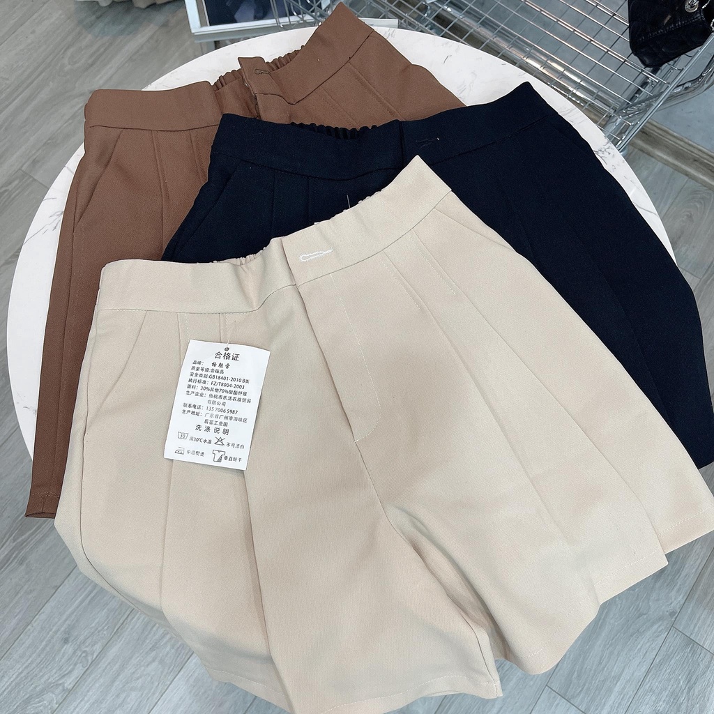 Mã 306-QUẦN SOOC KAKI DẬP LY GIẢ VÁY