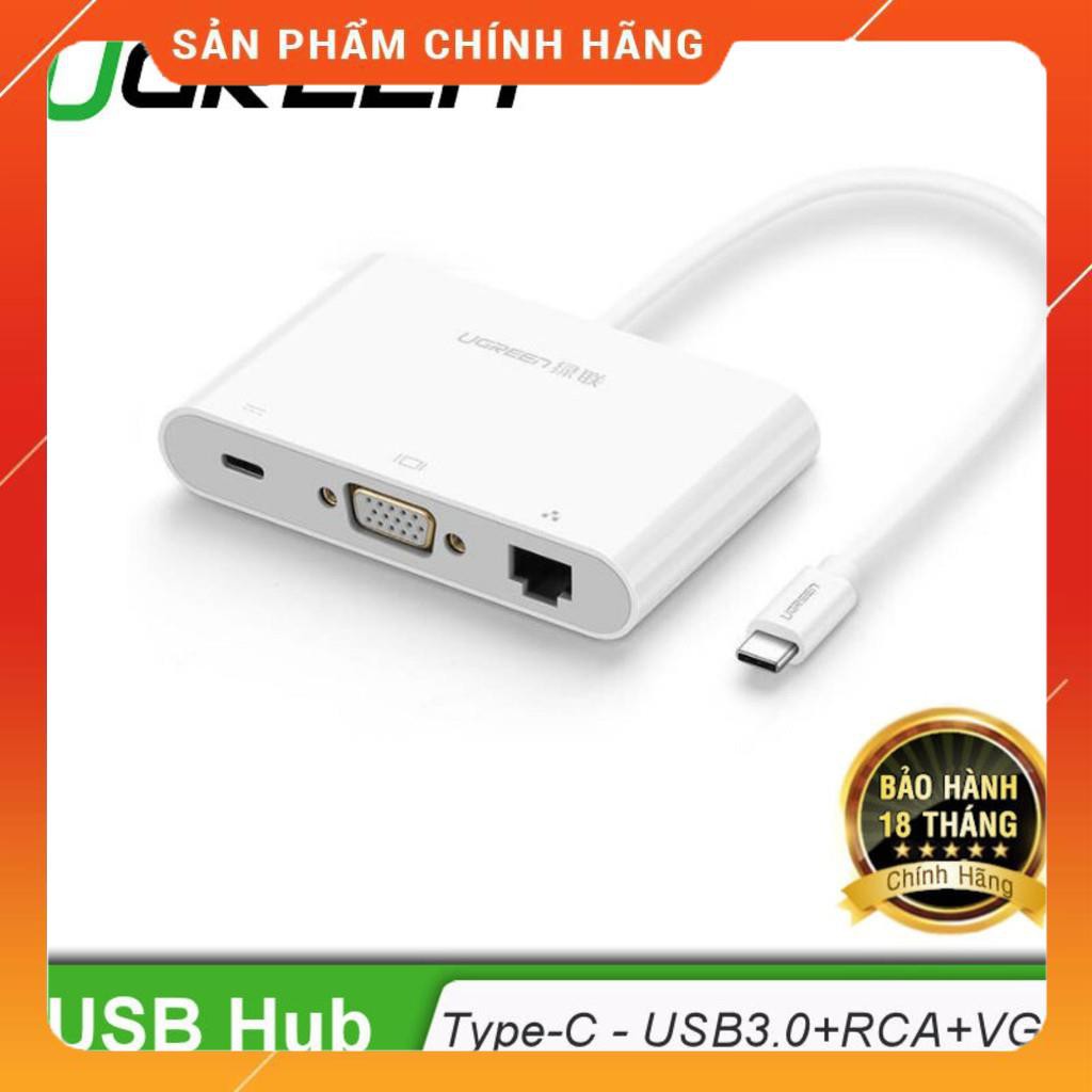 Cáp chuyển đổi USB Type C sang VGA + USB UGREEN 30439 dailyphukien