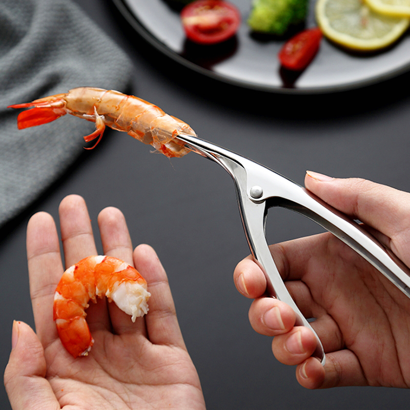 Cây Kẹp Anaeat Hỗ Trợ Bóc Vỏ Tôm Bằng Thép Không Gỉ Bền Bỉ Chất Lượng Cao