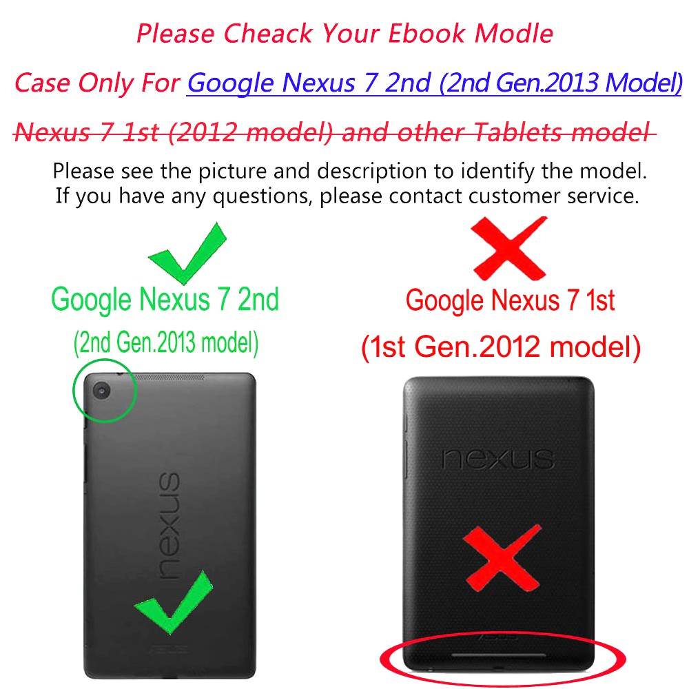 Ốp lưng bằng da PU cho máy tính bảng Google Nexus 7 2013 FHD thế hệ thứ 2 | BigBuy360 - bigbuy360.vn