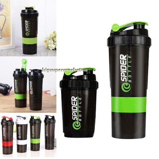 Bình lắc tập gym 3 ngăn tiện dụng 600ml cao cấp