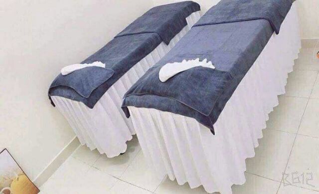GA giường spa, phun xăm, nối mi vải thun(hàng may theo KT) | BigBuy360 - bigbuy360.vn
