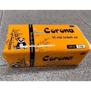 Khăn giấy rút đa năng Corona gấu trúc
