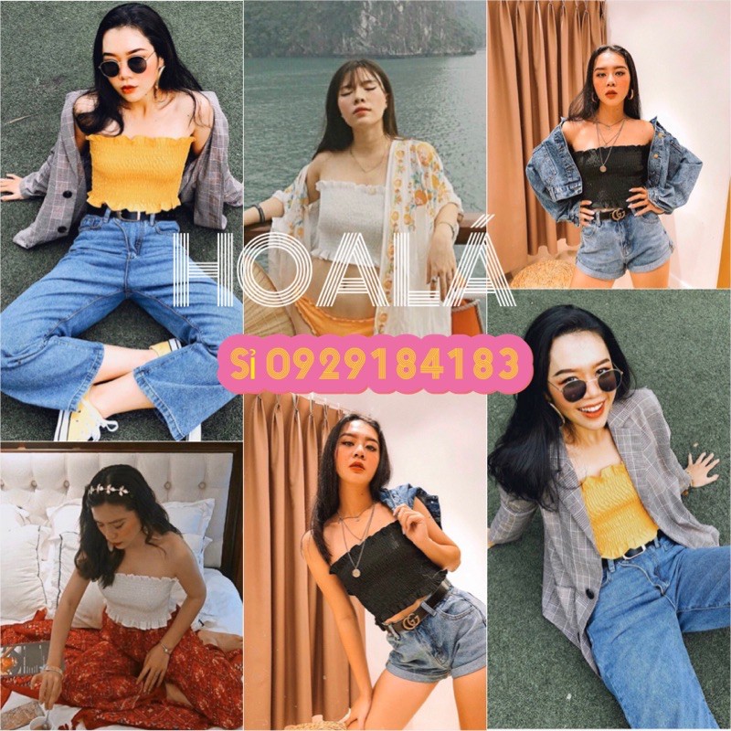 Áo Ống Nhún Siêu Phẩm Hàng Chuẩn Ulzzang