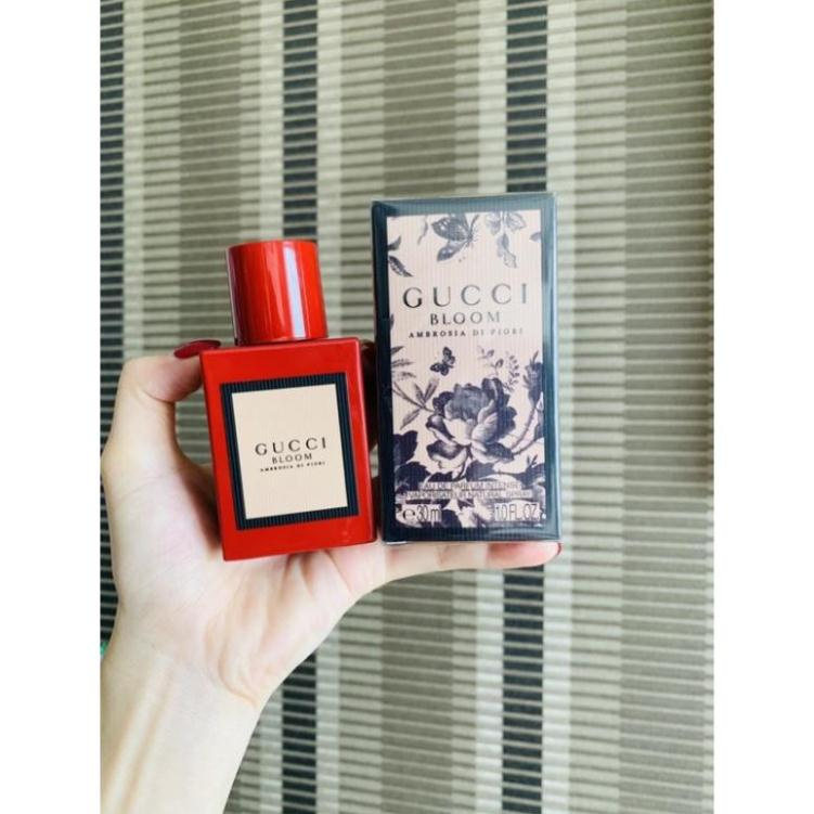 Nước hoa Nữ GUCCI Bloom đỏ 30ml/ GUCCI bloom Ambrosia Di Fiori 30ml