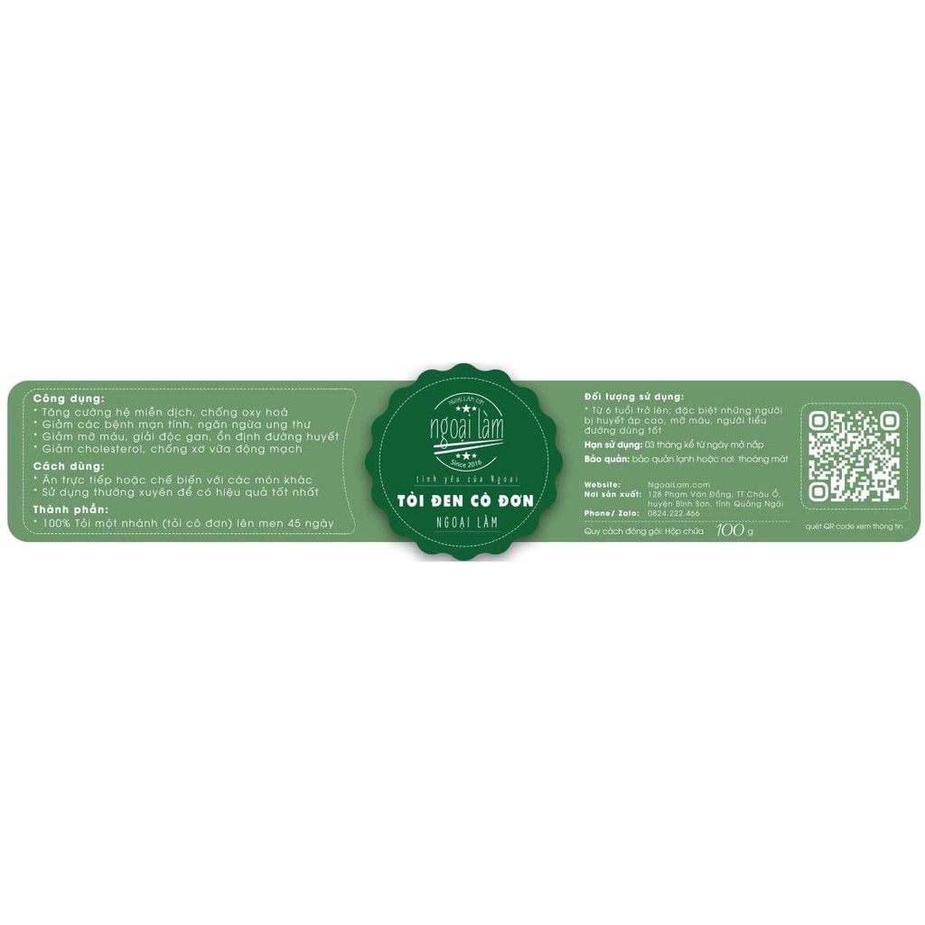 100g - Tỏi đen cô đơn Ngoại làm LÊN MEN 45 NGÀY - chỉ số SAC, Polyphenol cực cao | BigBuy360 - bigbuy360.vn