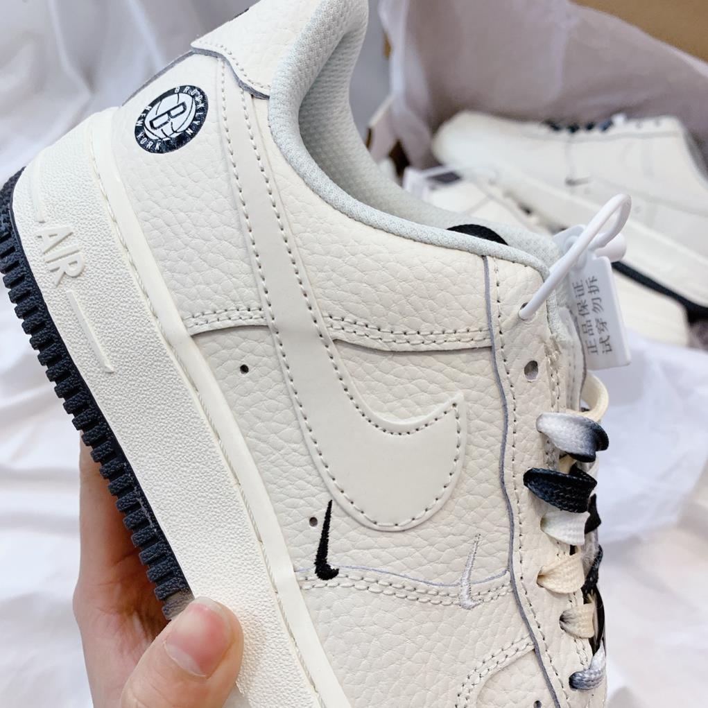 AF1 Âm Dương Brooklyn Sail Black, Giày Thể Thao Đế Trắng Đen Phản Quang Nam Nữ Đú Trend 2023 - shopsneaker19