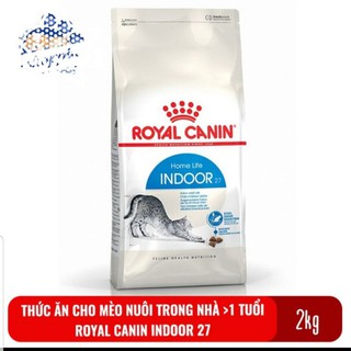 Thức ăn hạt cho Mèo trên 1 năm tuổi Royal Canin Indoor 2kg