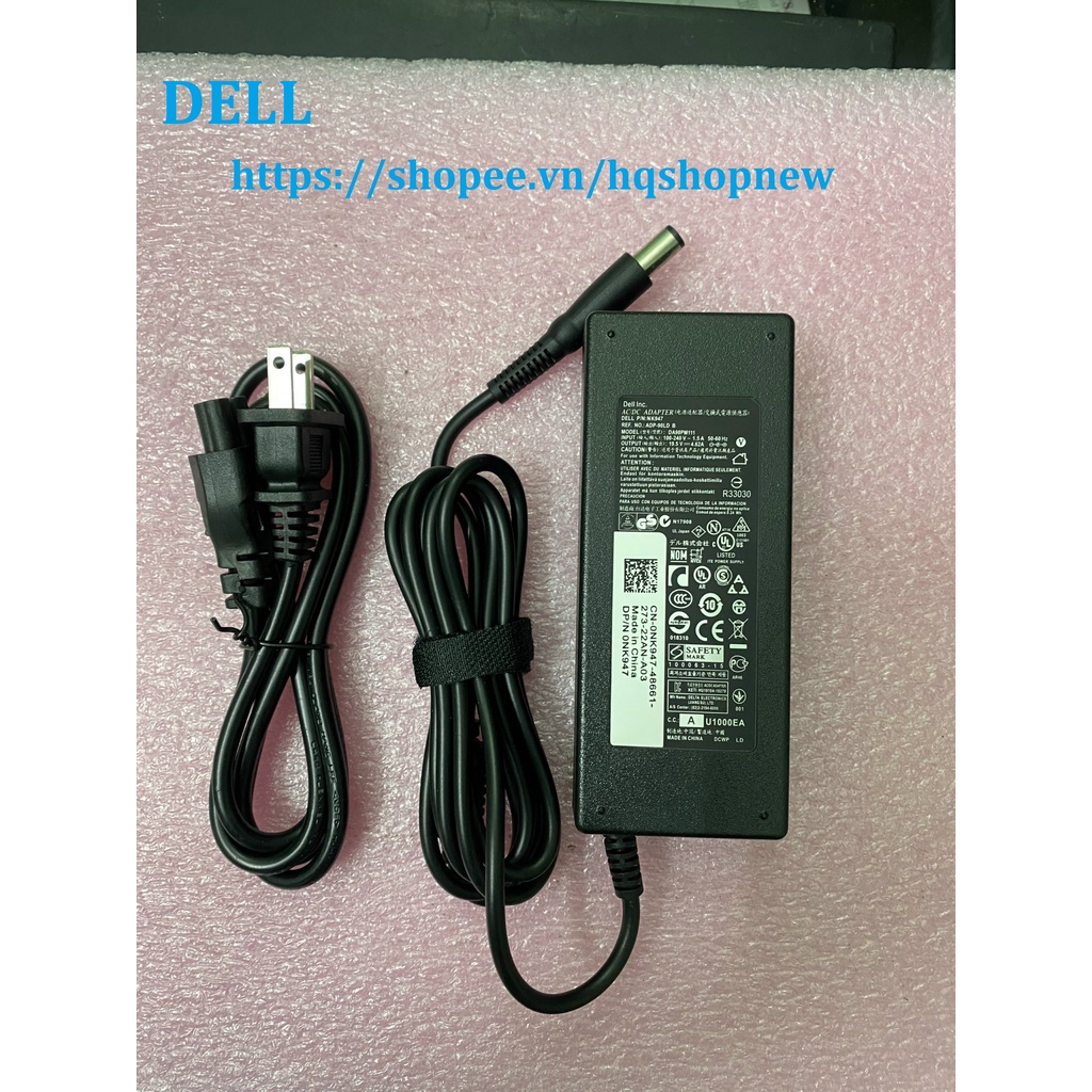⚡️[Sạc zin] Sạc Laptop Dell 19.5V - 4.62A - 90W Chân kim to 7.4*5.0mm