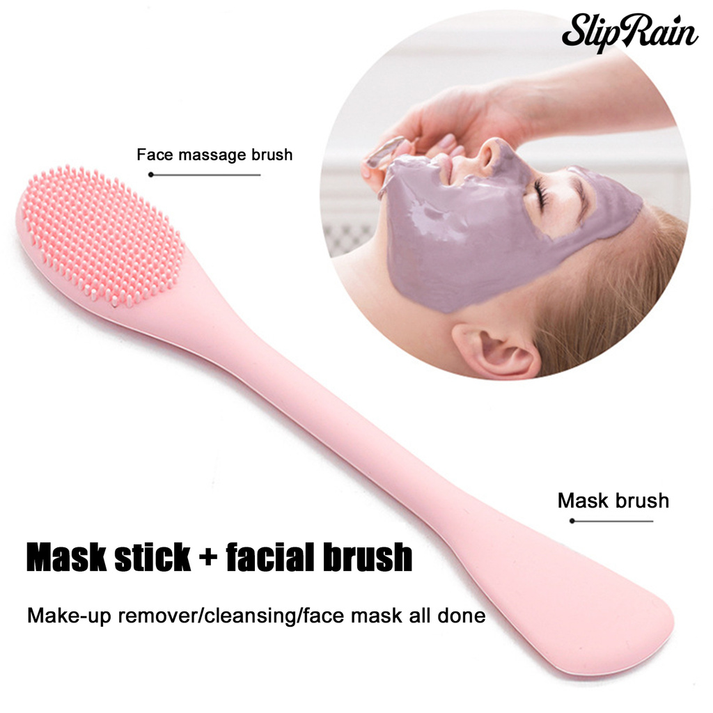 Sliprain ♥Face Masque Brush Reusable Bendable Silicone Facial Mud Masque Applicator