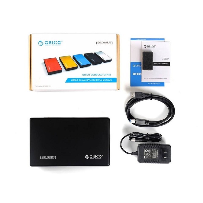 Box Ổ Cứng 3.5/2.5 inch SATA USB 3.0 Orico 3588US3 - Bảo Hành 12 Tháng