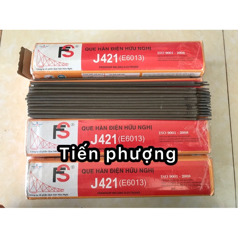 Que hàn hữu nghị inox 2,5x300mm (1 bó 2,5kg) loại bé