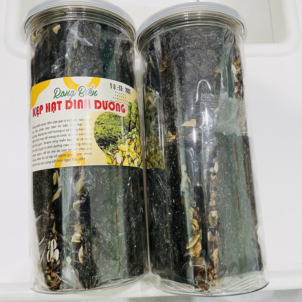 Rong biển kẹp hạt dinh dưỡng Ann Healthy Food, ăn vặt healthy giảm cân, eatclean 250gr