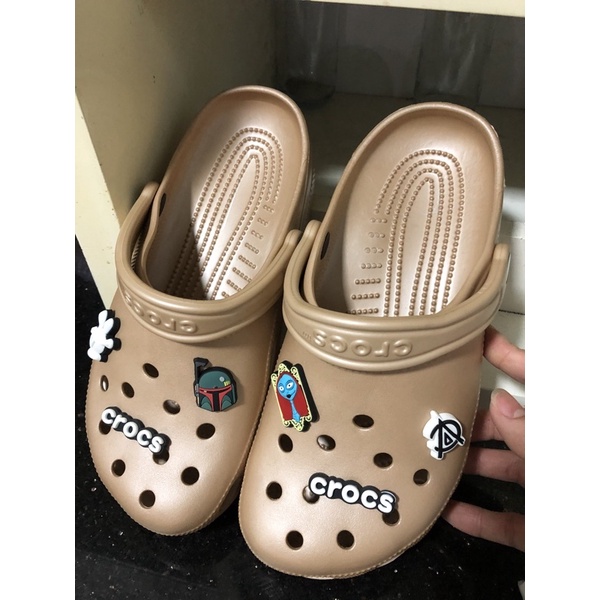 Dép sục crocs hàng xuất dư xịn chuẩn hãng kèm 6 jibbitz hãng