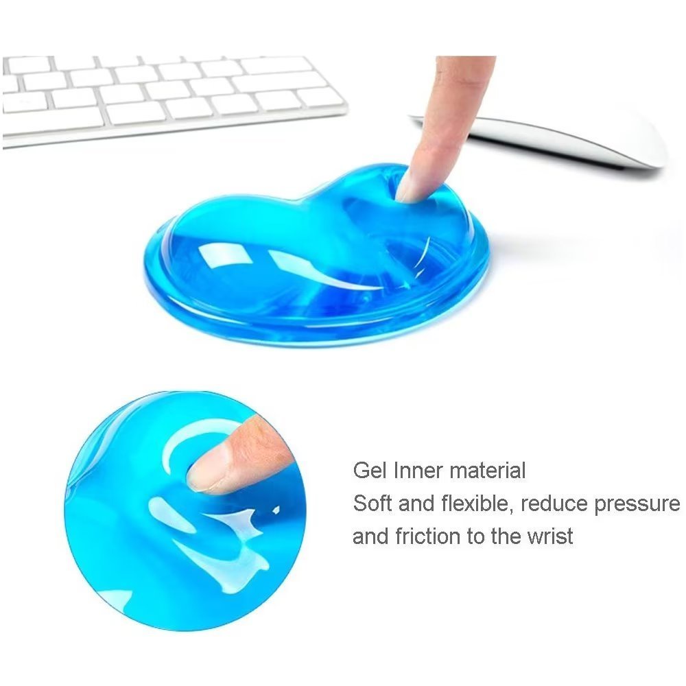 Đệm Lót Chuột Silicone Gel Chống Trượt Chống Nước Hình Trái Tim Cho PC Laptop