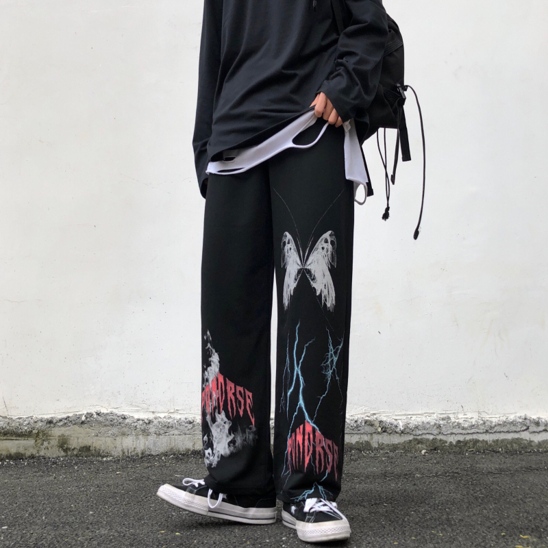 Quần dài ống suông họa tiết độc đáo cá tính | BigBuy360 - bigbuy360.vn