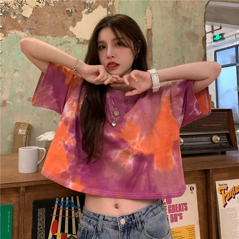 Áo Thun Ngắn Tay Dáng Rộng Thiết Kế Quyến Rũ Thời Trang Cho Nữ áo phông nữ  JL-TX-35