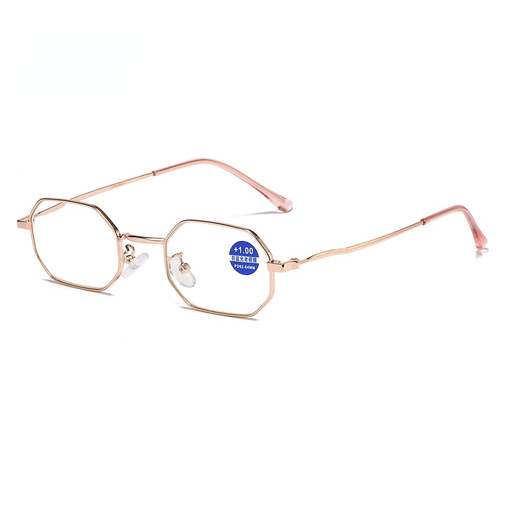 Kính đọc sách chống ánh sáng xanh chất lượng cao Nam nữ Chất liệu kim loại kính đọc sách độ nét cao