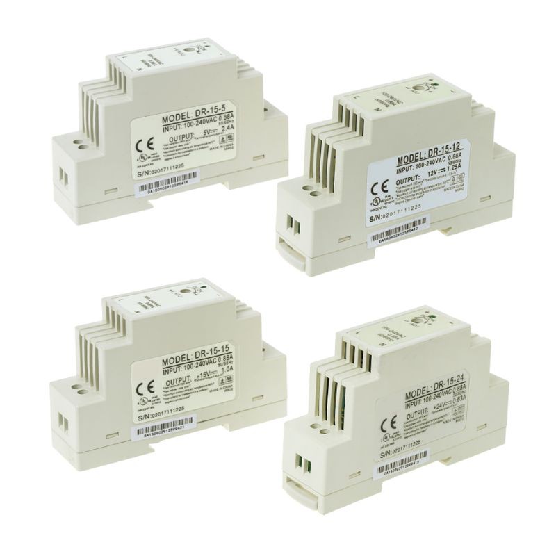 Công Tắc Chuyển Đổi Nguồn Điện Wer Dr-15W 5v 12v 15v 24v