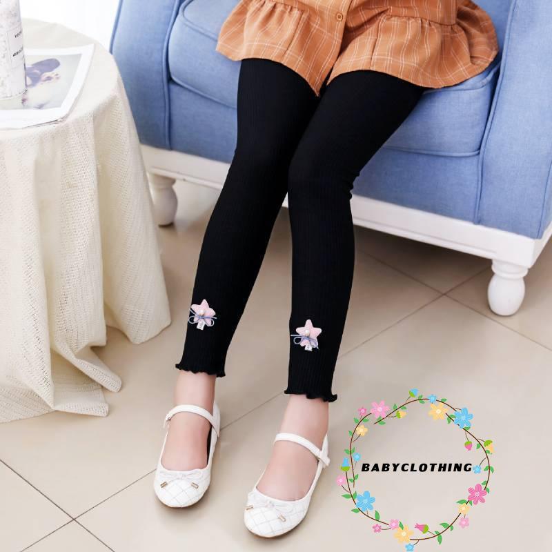 Quần Legging In Hình Thỏ Và Ngôi Sao Đáng Yêu Cho Bé Gái