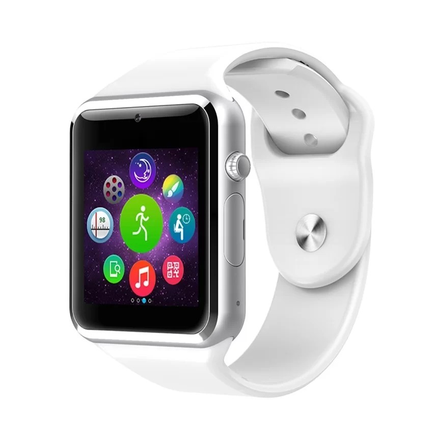 Đồng hồ thông minh Smart Watch A1 gắn sim độc lập Trắng Mới