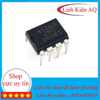IC Khuếch Đại 4558D DIP8- Linhkienqt