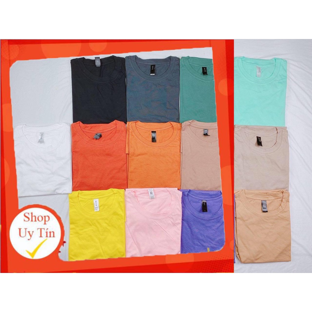 Áo thun nam nữ FORM RỘNG CHÂU ÂU mẫu trơn chất 100% cotton nhập khẩu úc, xưởng sỉ giá rẻ VNXK -