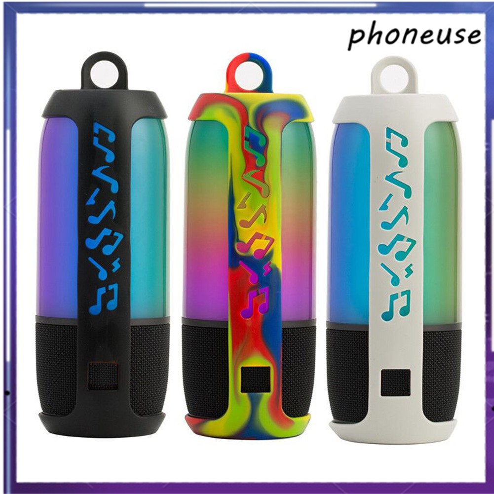 PU _ Music Note Silicone Carry Vỏ bảo vệ cho loa JBL Pulse 3
