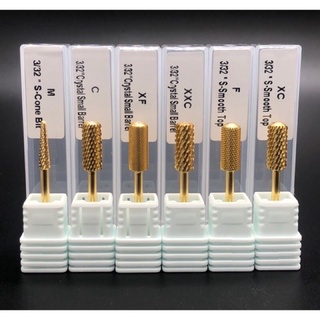  Đầu mài Mỹ vàng- mài mịn mài khoé,phá và siêu phá bột gel 