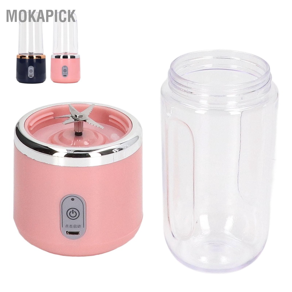 Máy Xay Sinh Tố Cầm Tay 300ml 6 Lưỡi 22000rpm 1200mAh Cấp Thực Phẩm Có Thể Sạc Lại Bằng Cổng USB