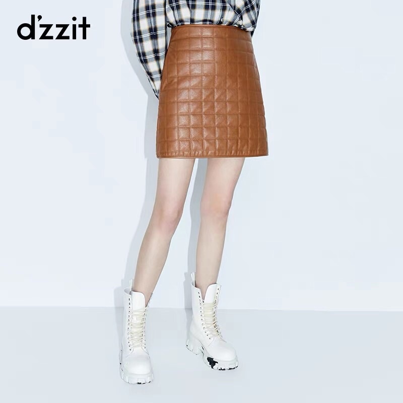 Chân váy da Dzzit